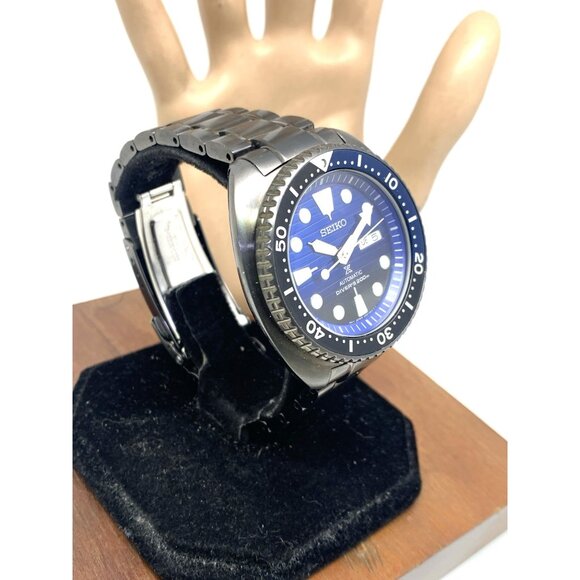 Seiko Men's Watch SRPD11 Automatic Prospex Blue Black Steel Special Edition 45mm - Picture 15 of 15